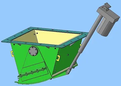 Затвор челюстной 3Ч-500х500-МР  изображение
